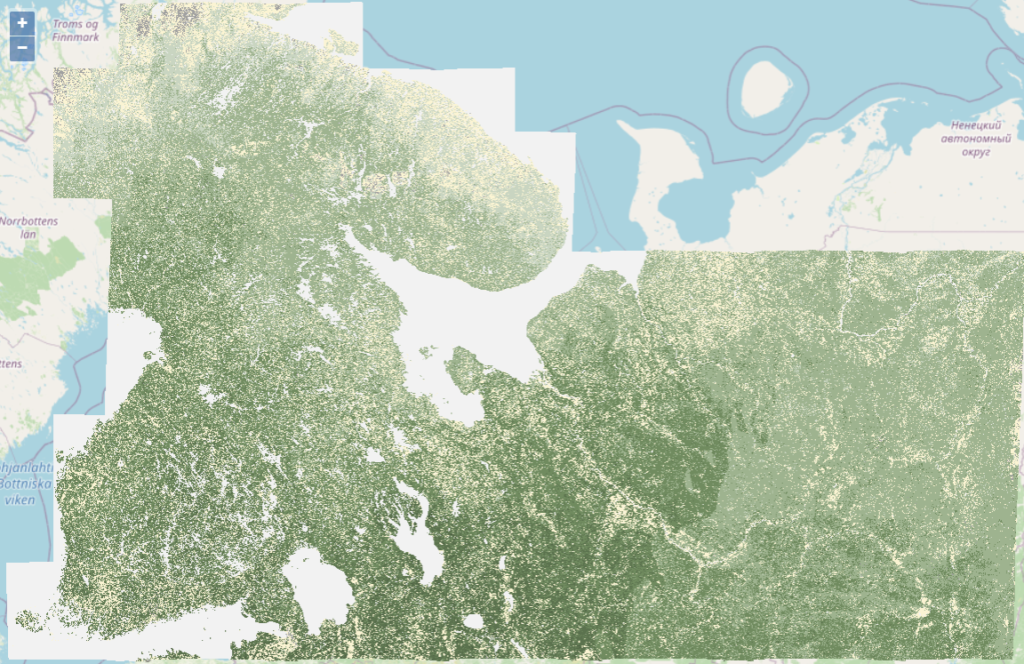 NPP image over Finland and western Russia