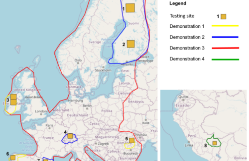 Demo locations of FCM project